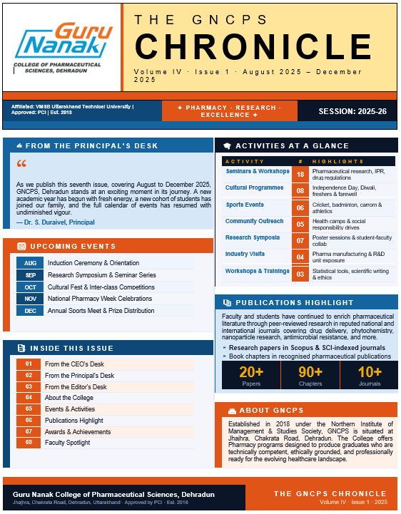 Newsletter - August 2025 to December 2025